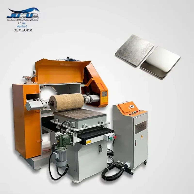 2026 Automatic Single-Side Polishing Machine with Motor and Magnetic Flat Plate for Stainless Steel 7.5kW Power