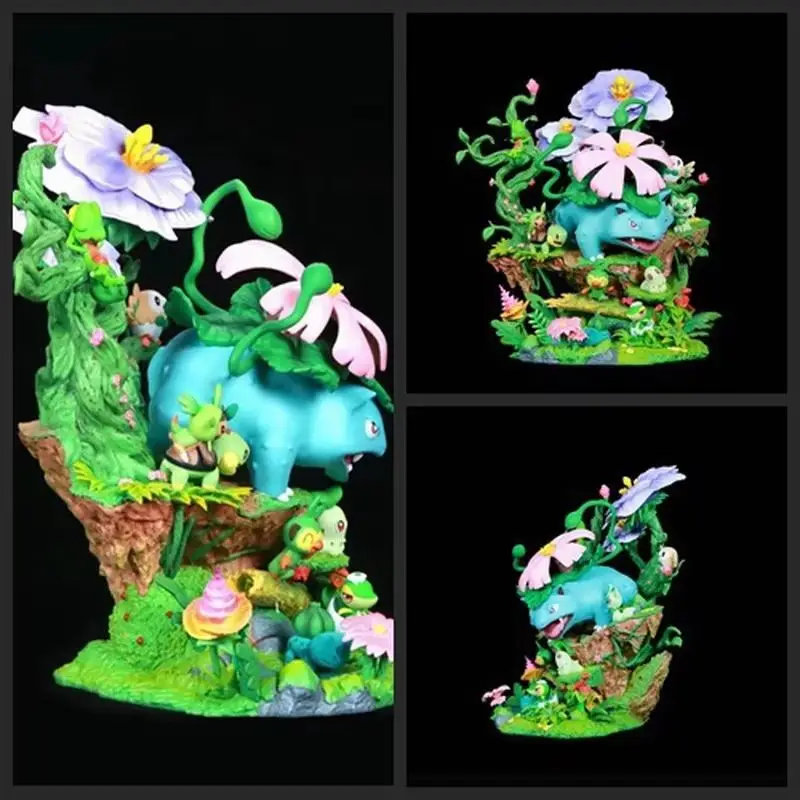 

Pokemon Venusaur Gk Large Statue Model Grass Type Full Set Forest Scene Boxed Collectible Figure For Adult Collectors