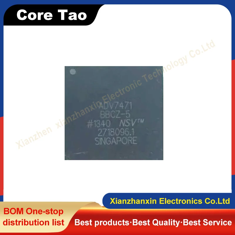 1PCS/LOT ADV7471BBCZ-5 ADV7471BBCZ ADV7471 BGA Amplifier chip in stock