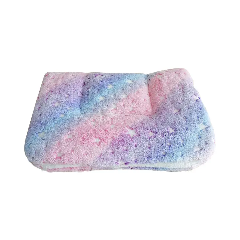 Dog Bed Thickened Dog Mat Pet Cat Soft Fleece Pad Blanket Bed Mat Cushion Home Washable Rug Keep Warm Pet Supplies cama perro