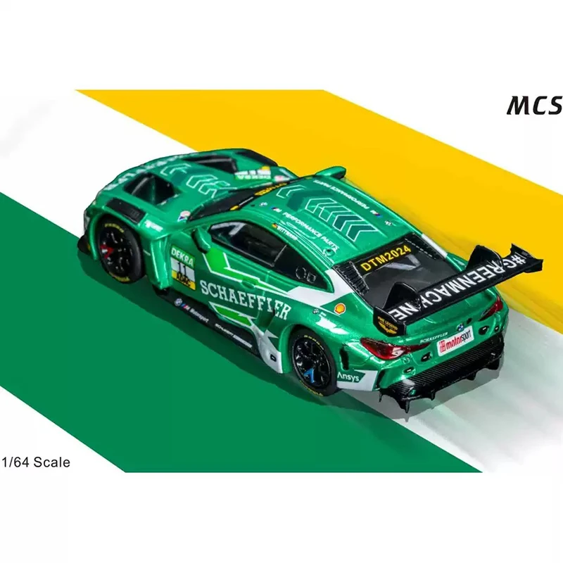 MCS Diecast 1:64 Scale M4 GT3 Alloy Simulation Car Model Ornament Souvenir Display Collection Hobby Gift
