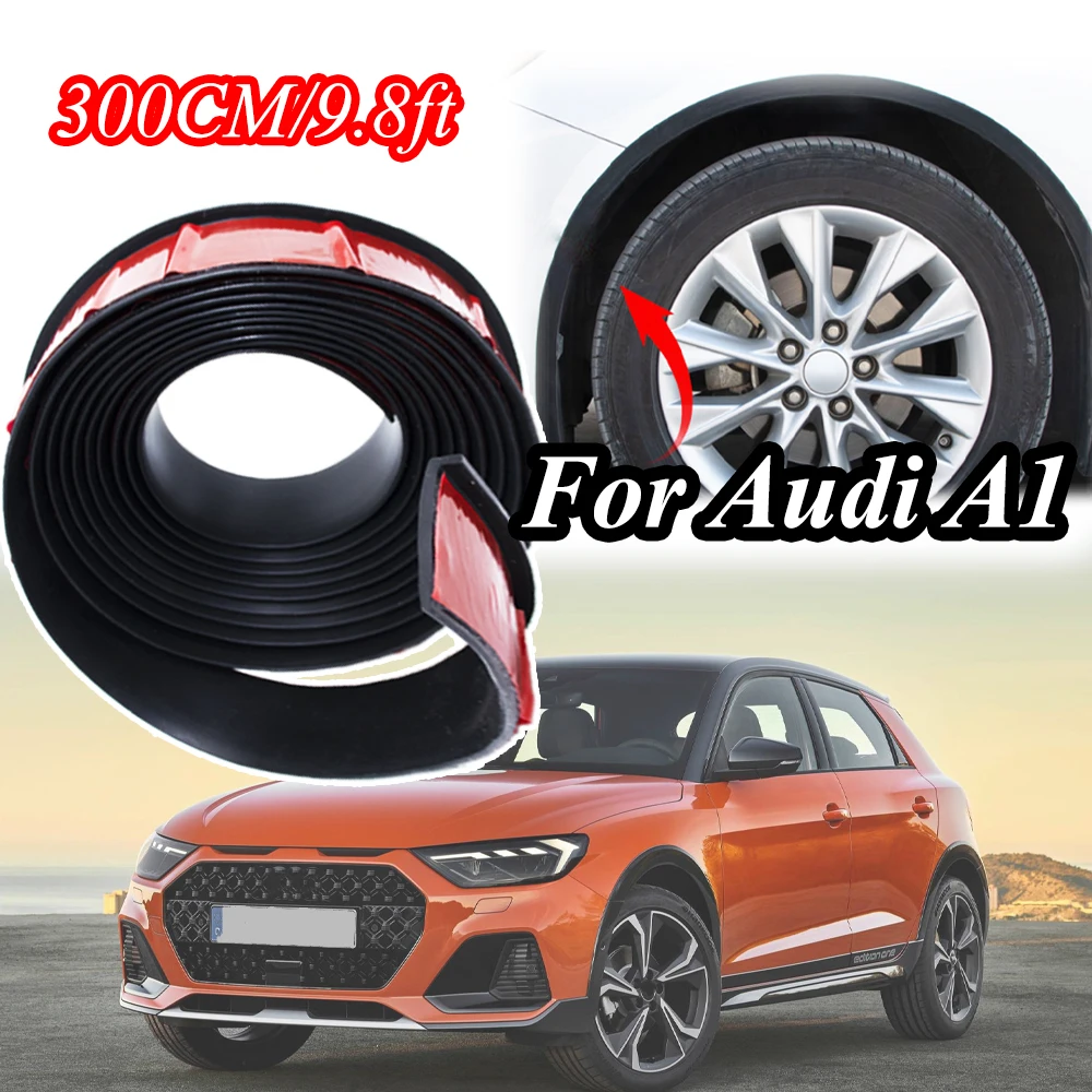 

Widen Body Fender Flare Car Trunk Wheel Eyebrow Protector Lip Wheel-arch Guard Trim Arch Extender Seal Strip Scratch For Audi A1