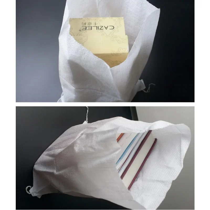 White Woven Bag Film Covering Large Durable Move Express Packaging Bags Waterproof Plastic Nylon Packing Snake Skin Bag