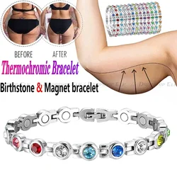 Health Care Magnetic Vintage Copper Color Bracelets for Women Arthritis Pain Relief Bracelet Blood Pressure Accessory Bracelet