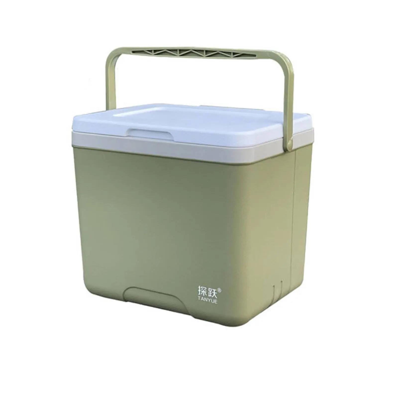 

Outdoor Cooler Box, Portable Ice Container, Food Preservation, Handheld, Camping, Car, Commercial Use