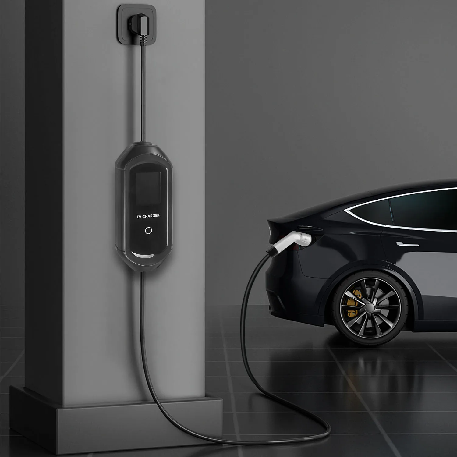 European  Standard Plug EV Chargers 16 Amp 32A 3.5 kW 7kw Portable Electric Vehicle Charging Stations