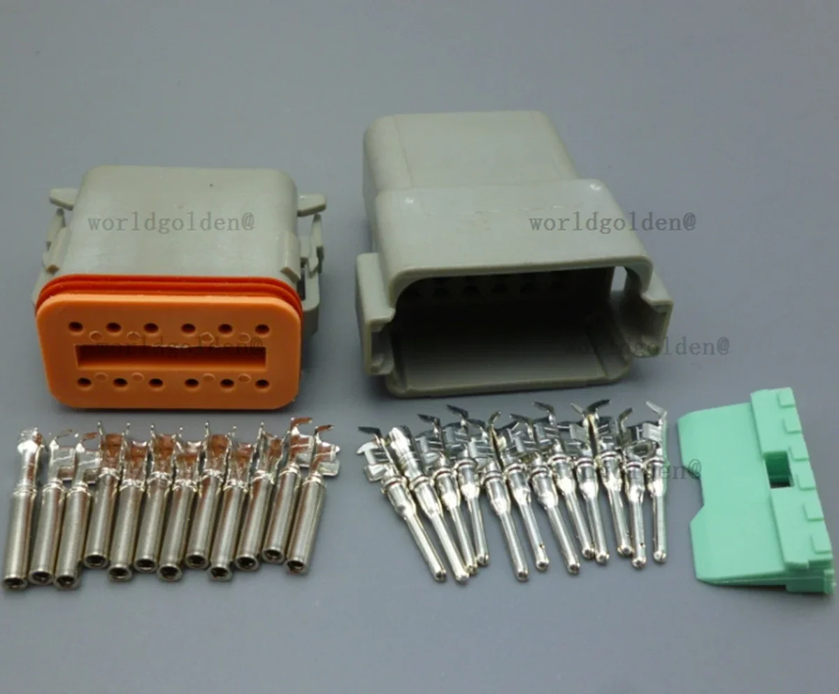DT04-12P/DT06-12S 12Pin Wiring Connector Kit car connector for Universal Vehicles Off-road Harness Connection