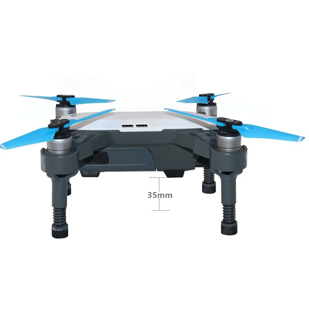 Drone Spring Shock Absorbing Landing Gear Tripod Attachment for DJI Spark Leg Support