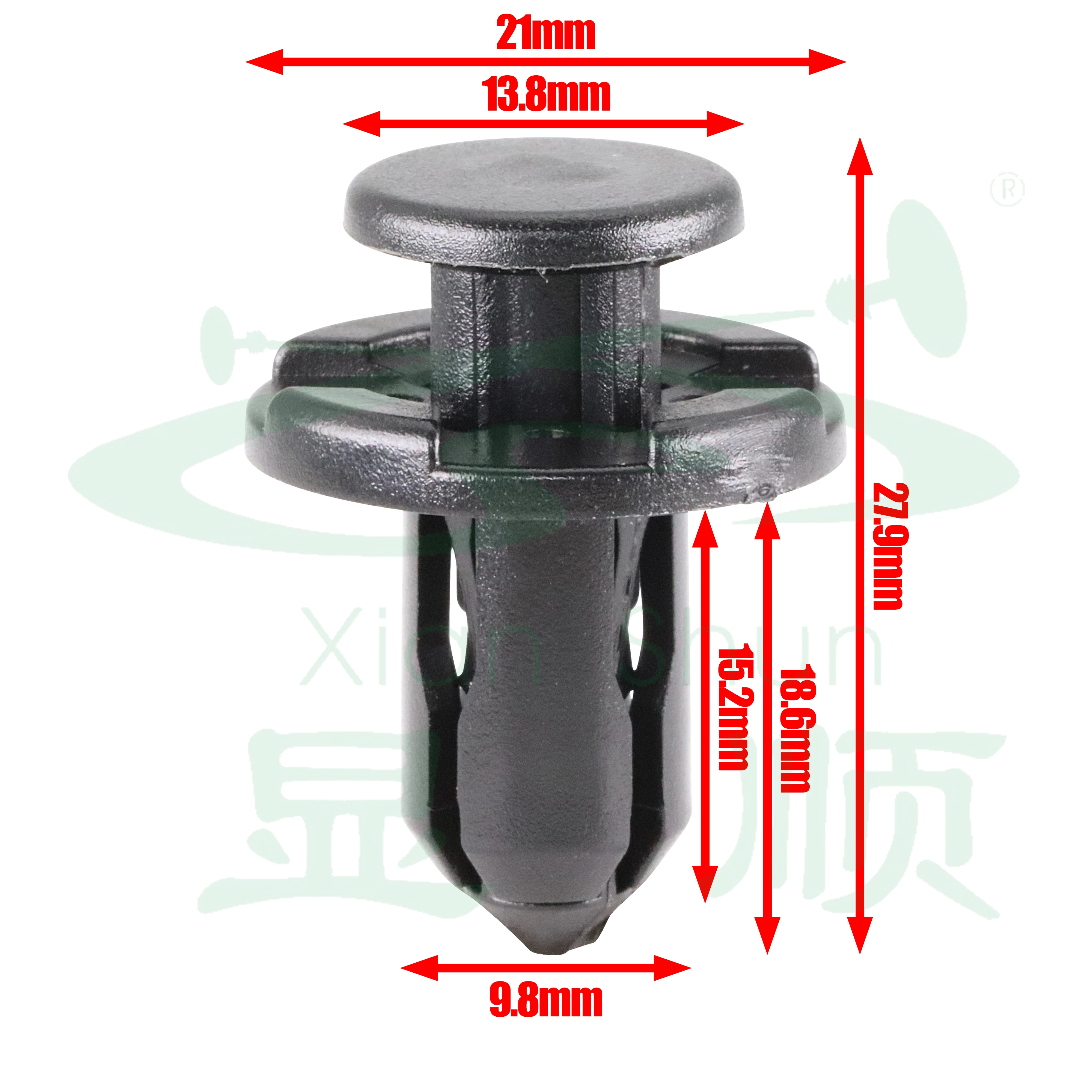 10/20/50Pcs Black POM Fuel Pump Interior Replacement Parts Car Fastening Clips Car Accessories For Subaru 909140007