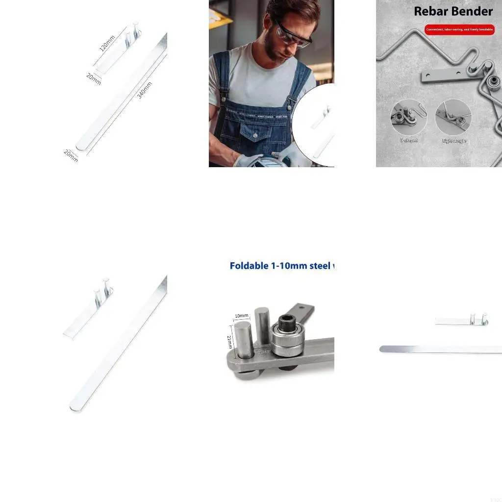 

Hand Operated Steel Rod Bender Multipurpose Design For Construction Gardening Y4QC