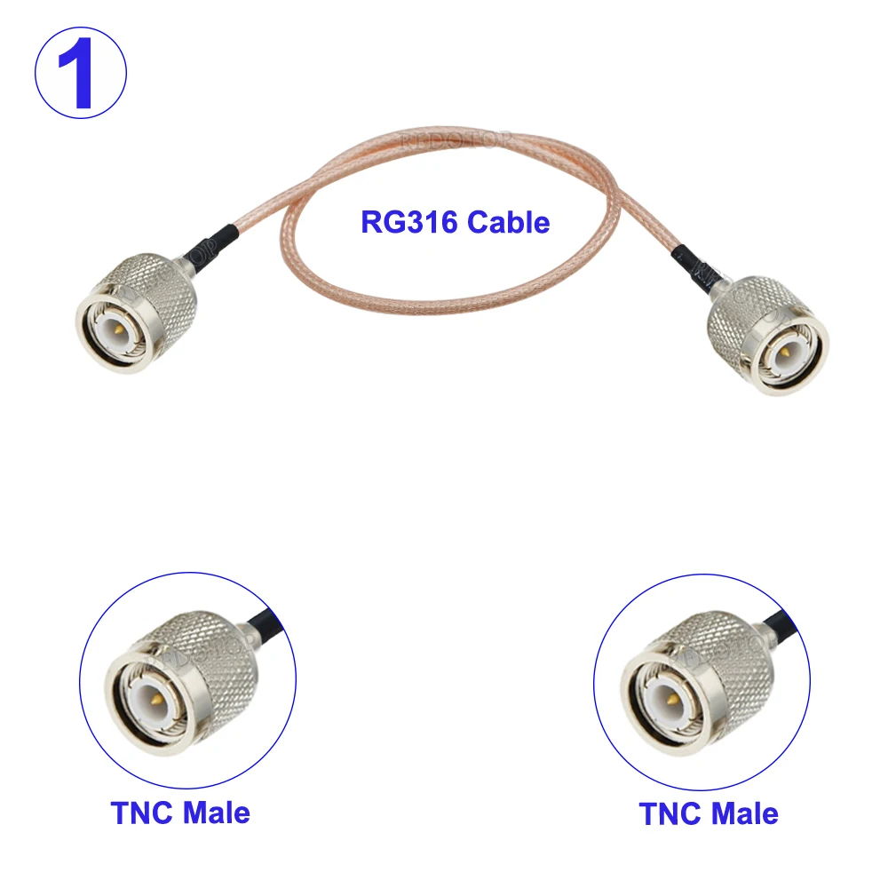 Рисунок 2 - TNC RG316 кабель RP-TNC/TNC штекер-TNC