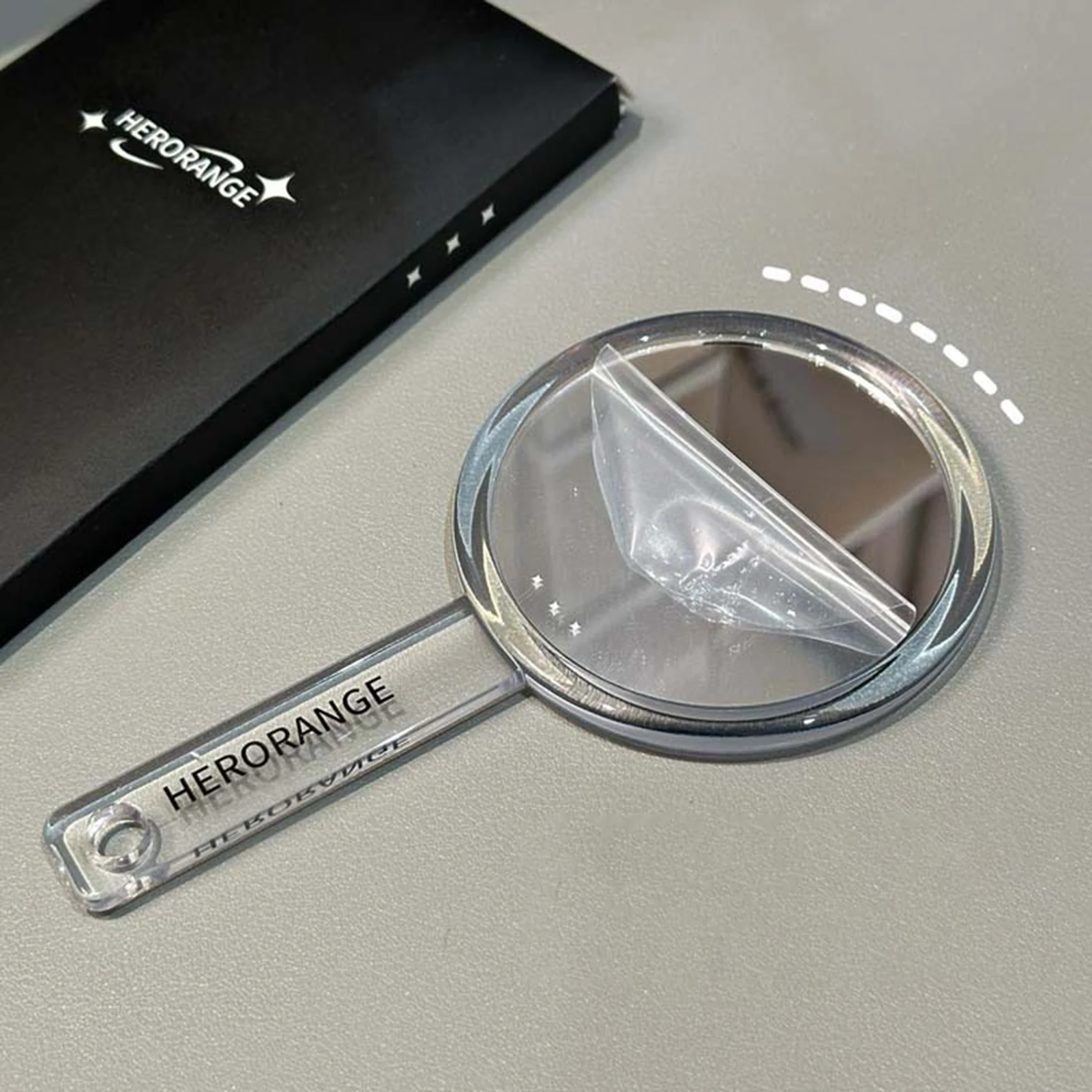 Espelhos de maquiagem portáteis para mulheres bonito espelho compacto portátil com alta clareza para meninas acessórios cosméticos de viagem