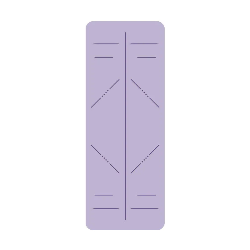 Custom Printed 1/4 Thick Green PU Yoga Mat with Non-Slip Feature Natural Rubber Pilates Mat with Logo Exercise Equipment - Image 3