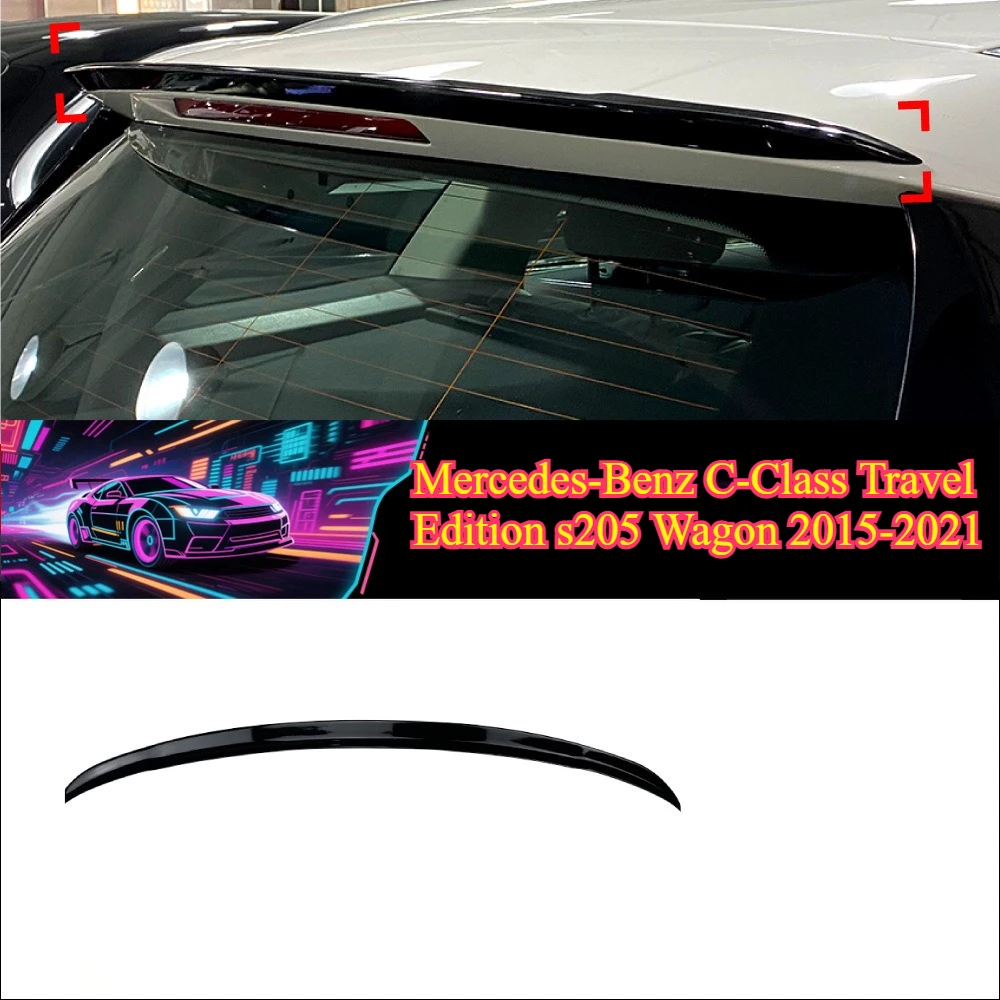 

Для Mercedes-Benz C-Class Travel Edition s205 Wagon 2015-2021 Спойлер Крыло Хвост Низкая устойчивость к ветру Внешний диффузор автомобиля