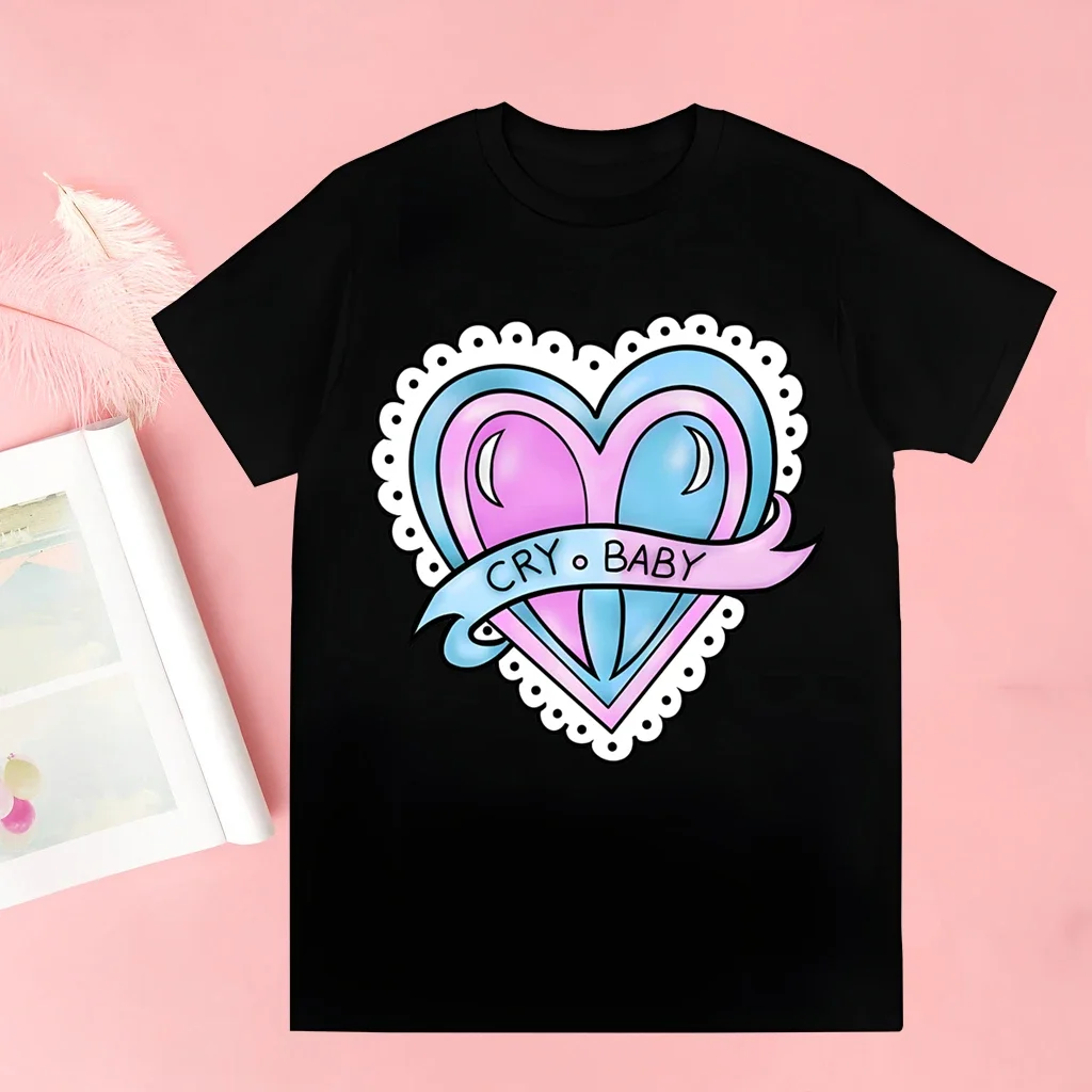 Melanie Martinez Awesome T Shirts For Guys O-Neck Short Sleeve Regular Mens height Quality Men Hip-Hop Tee Shirt