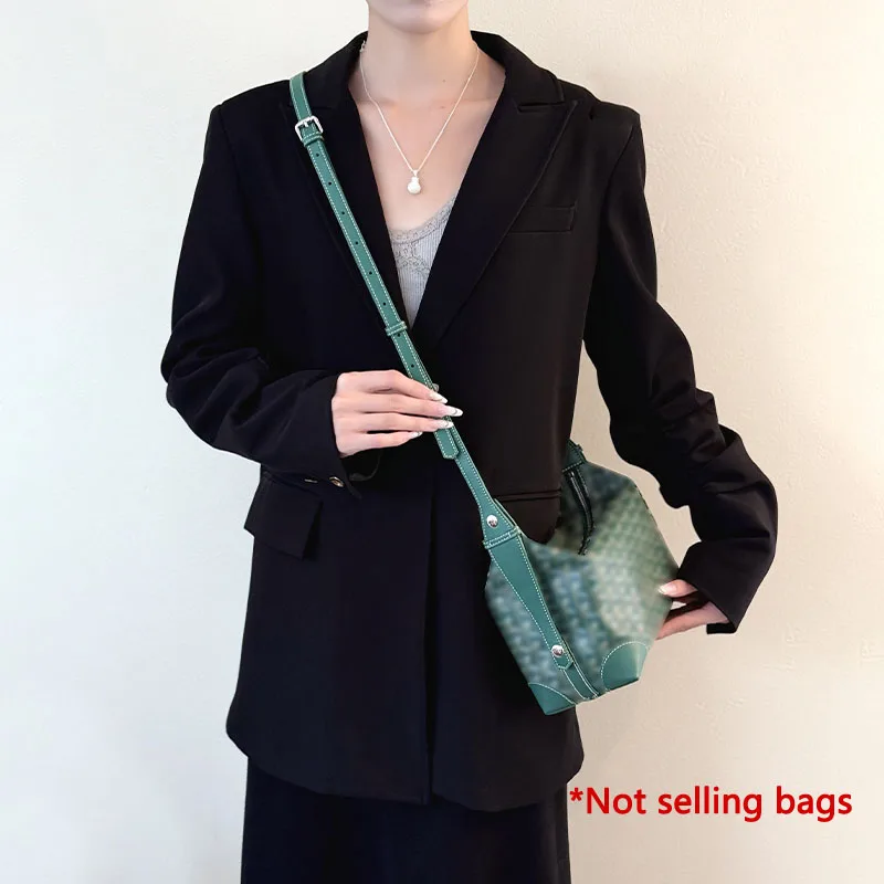 Bag extended shoulder strap for Goyard Bowling 25 toiletries bag handle shoulder replacement strap bag modification accessories