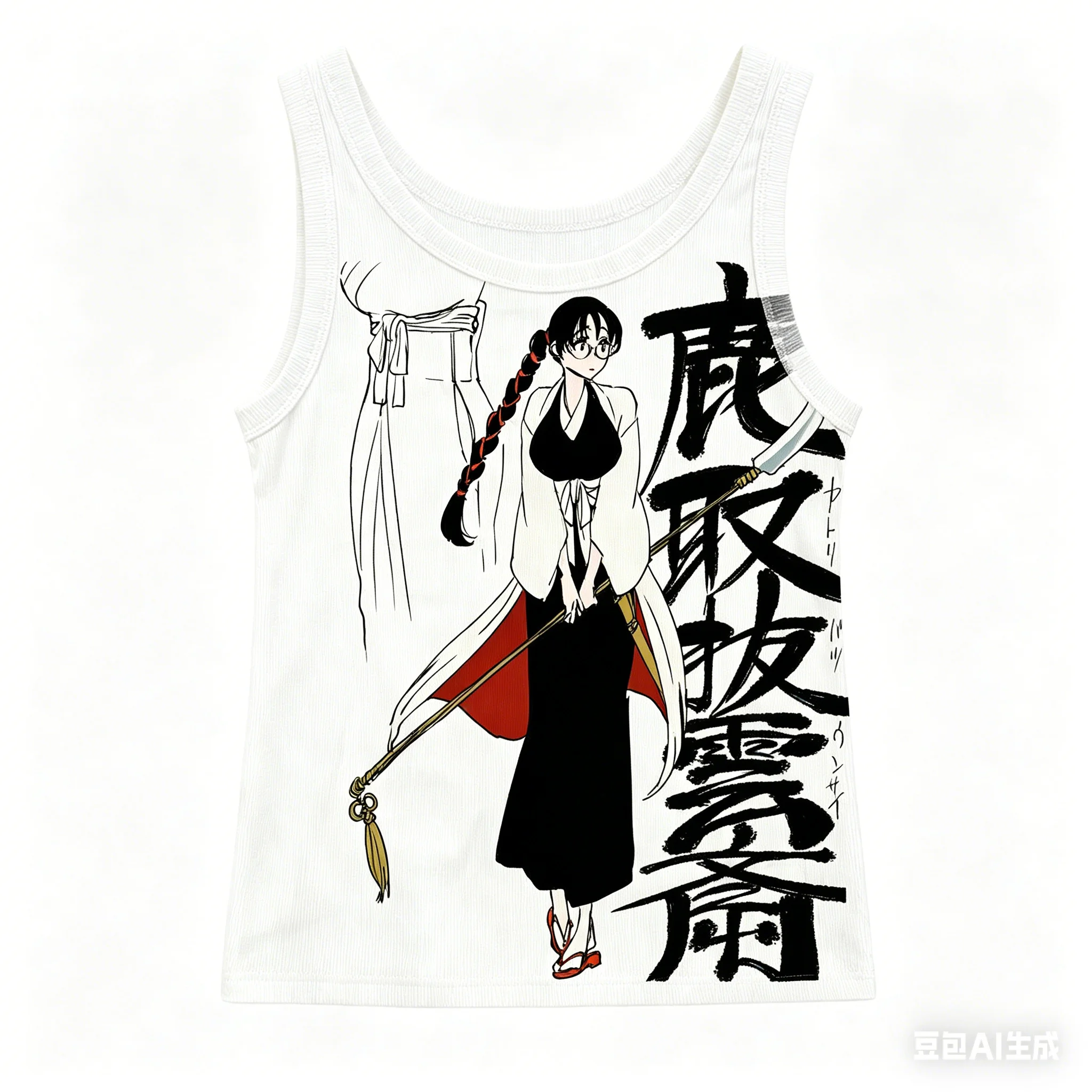 Bleach Ribbed Tank personality Clothes New Model Anime T-shirt Yearround clothing Plus Size Y2k Short Sleeves Oversized Unisex