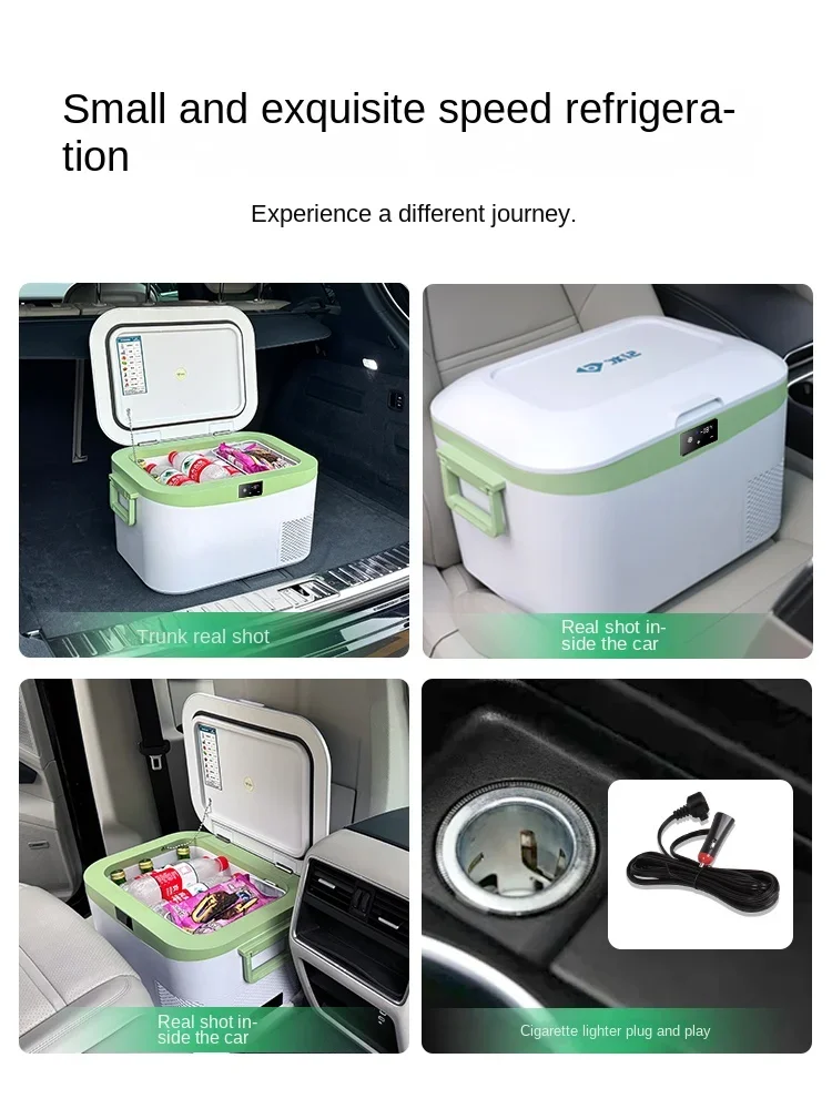 Xiaoice-refrigerador para coche y hogar, compresor de doble propósito, puede congelar y refrigerar, 12V, 24V, para exteriores, nuevo