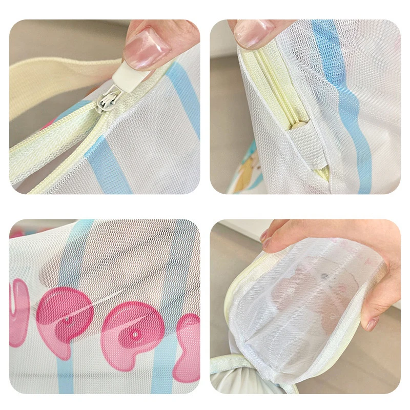 لطيف الدب الكرتون حقيبة الغسيل الملابس المحمولة التعبئة صندوق تخزين أشتات المنزل لعبة حقيبة الغسيل #4