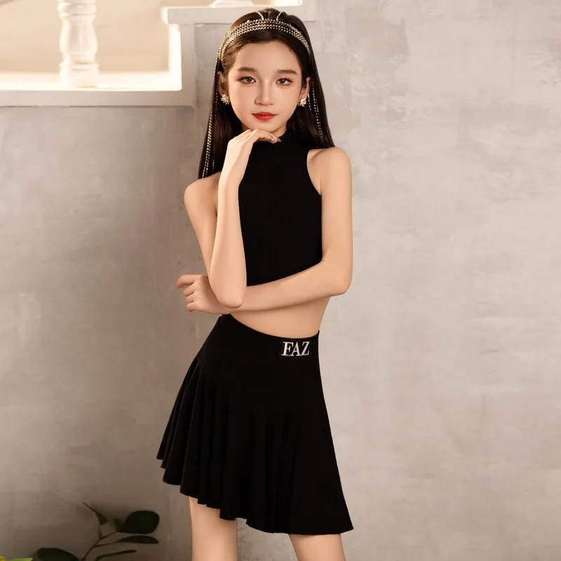 Sunner Latin Dance Costume Chic High-end Training Outfit Ballroom Practice Studio Daily Training Attire Stage Show Contest Wear view 5
