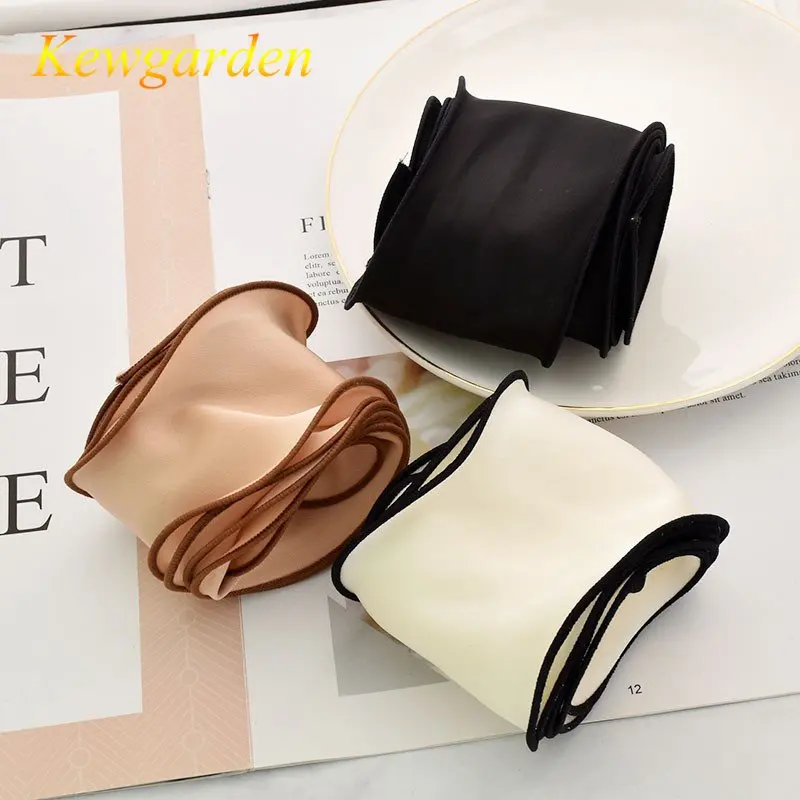 Matte Wavy Edged Satin Ribbon DIY Handmade Headband Hair Accessory Material Bow Hair Silky Fabric for Sewing and Craft 6 Meters