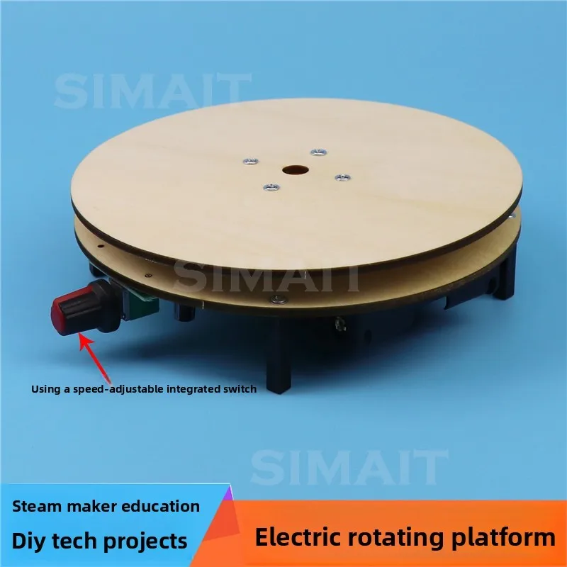 DIY Electric Rotary Disc Motor, Adjustable Stepless Speed Change, Small Technology Production