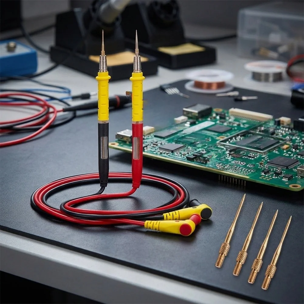 Robust Copper Alloy Multimeter Probe Wires with Needle Tips Engineered for Long-Term Stability Under Frequent Use