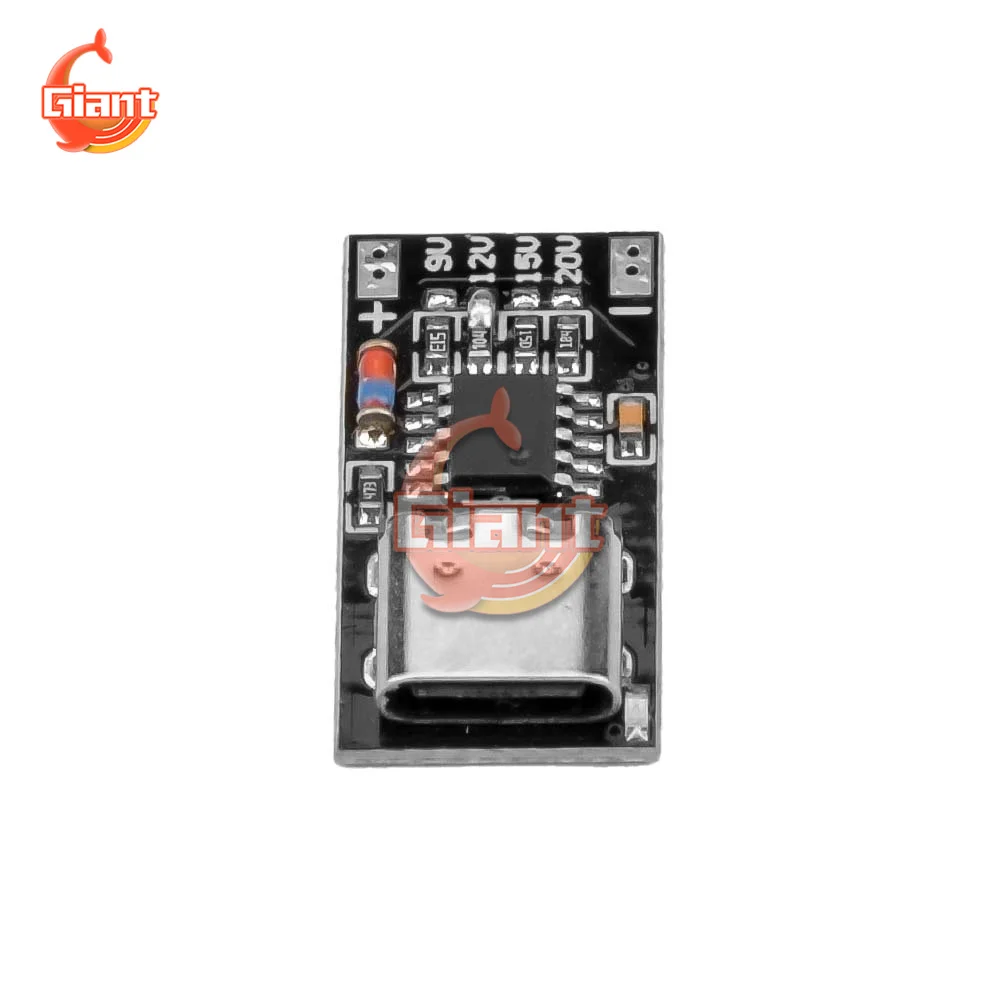 Type-C USB 9-20V 5A Boost Converter Step-Up Power Module Phone Charging Fast Charging Boost Module