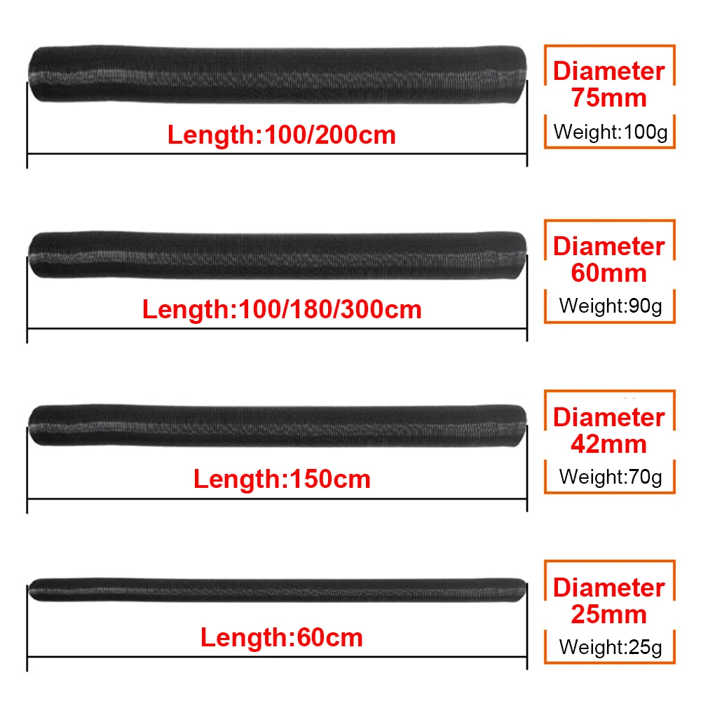 25/42/60/75mm Diameter Air Diesel Parking Heater Duct Pipe 60-300cm Length Tube Hose For Webasto Eberspacher Car Camper