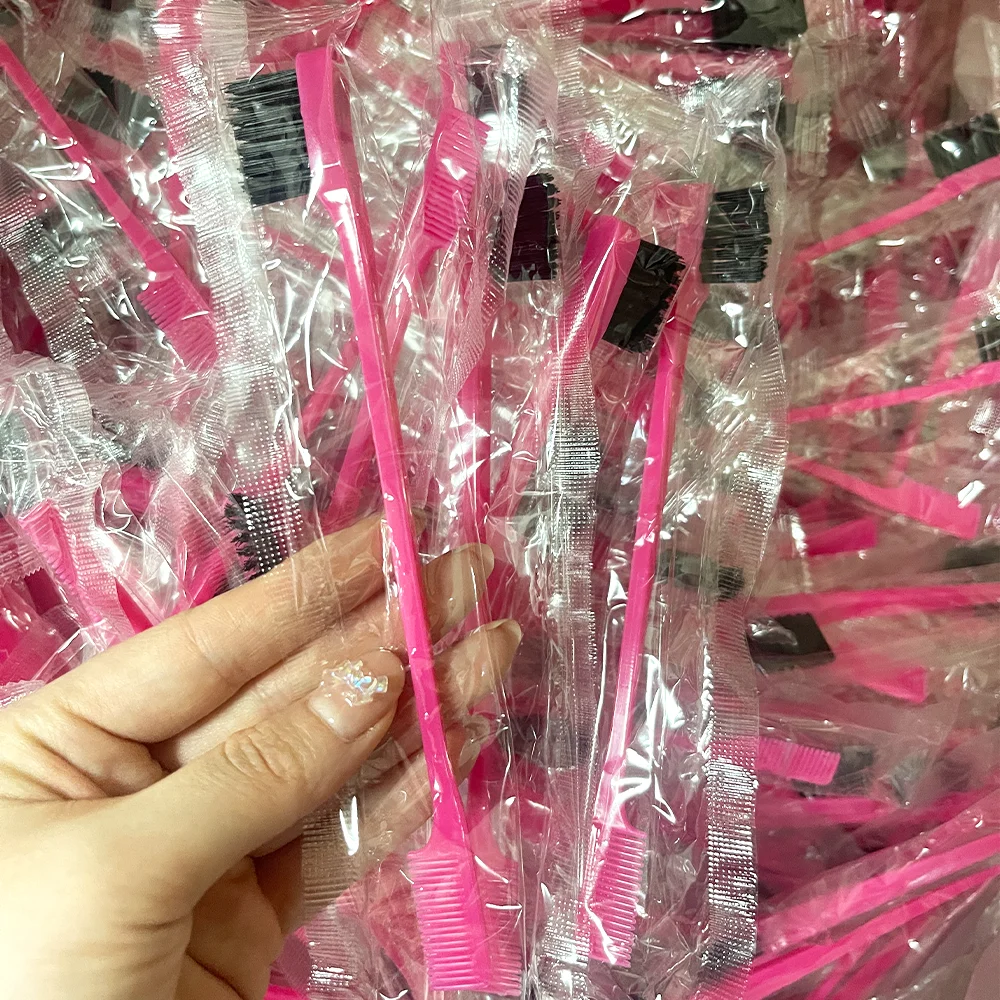 10 قطع/20 قطعة من فرش التحكم في حافة الشعر على الوجهين - فرشاة شعر متعددة الوظائف لتصفيف الشعر بشكل سلس وأدوات العناية بالشعر والحواجب