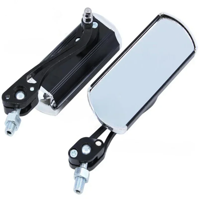 Motor Bicycle Mountain Bike Electric Bike Rearview Mirror Reflector Handle Safety Mirror Reversing Mirror Sturdy Easy To Install