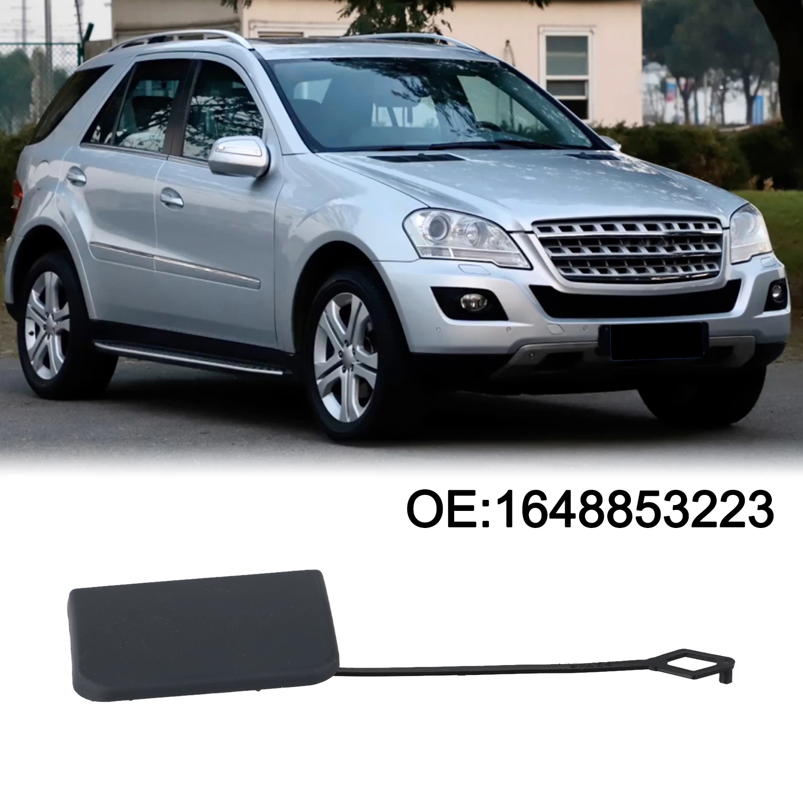 غطاء فئة ML غطاء المصد الخلفي صيانة السيارات غير مصبوغ لمسة نهائية ما بعد البيع رقم OEM 1648853223 التوافق المثالي