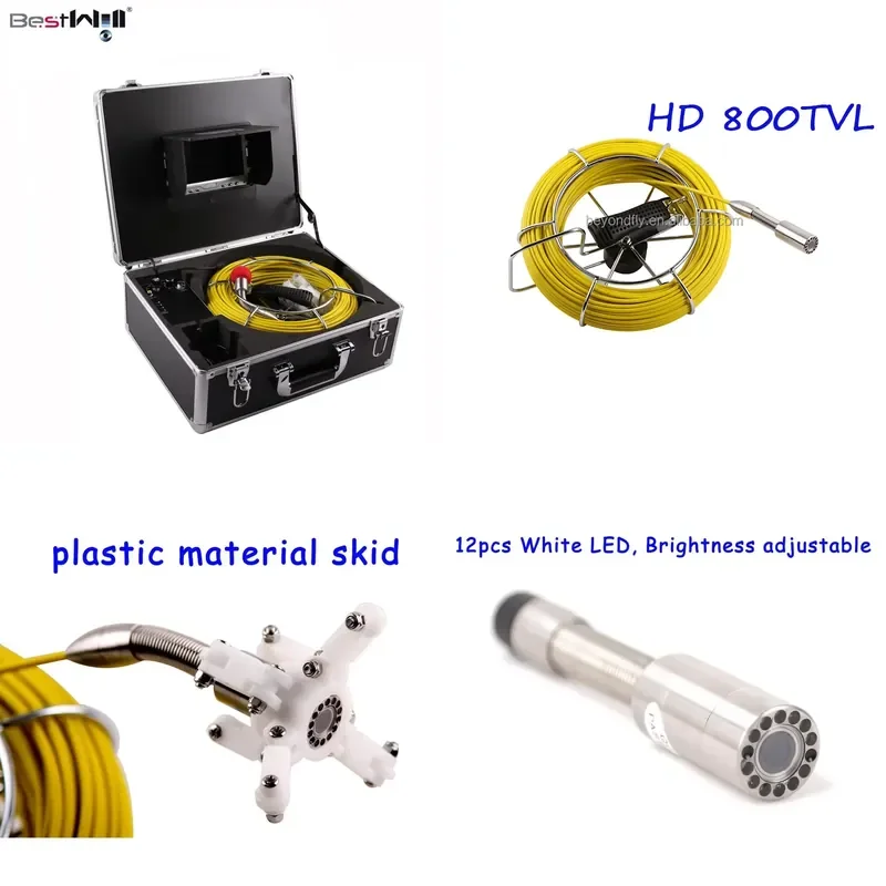 Pipe Inspection Camera Sewer Pipe Camera CR110-7D1 with 20M to 100M Cable