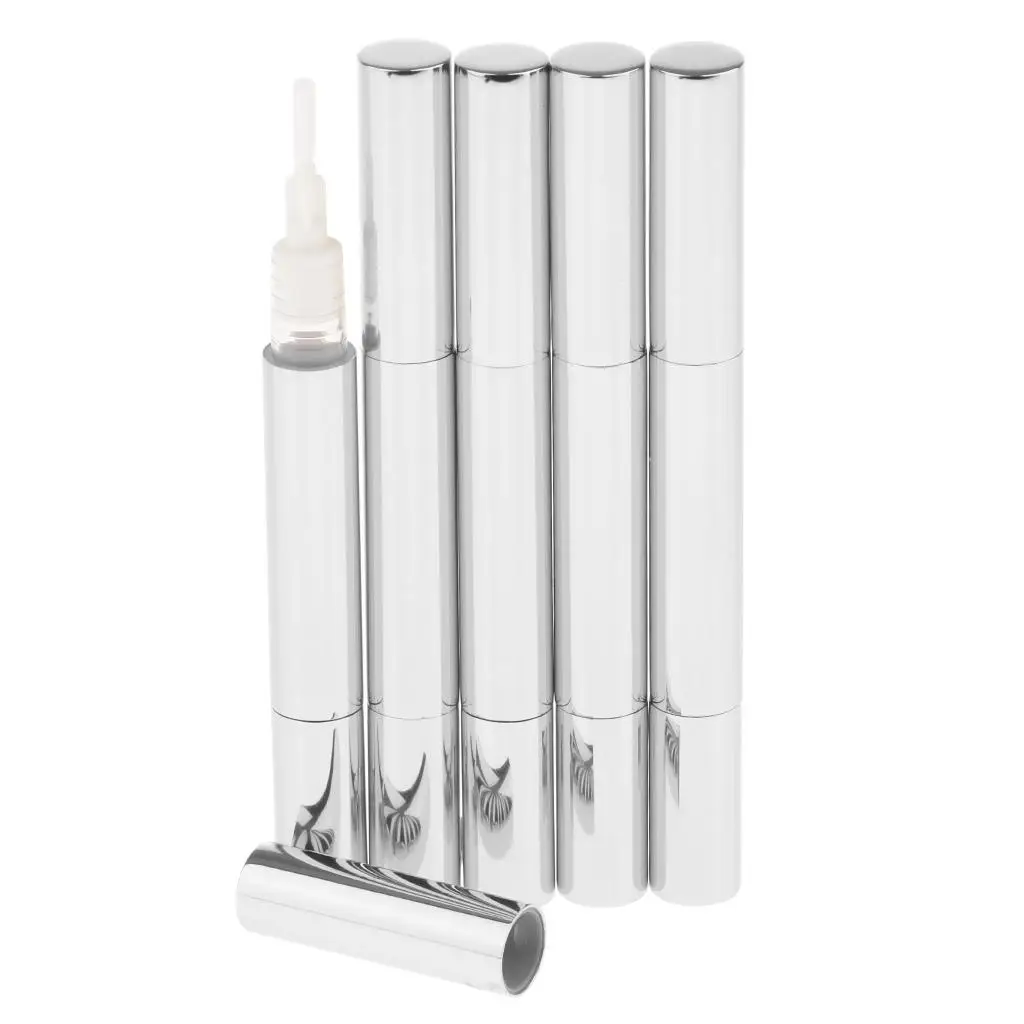 Lip Gloss Making Kit Aluminum Tube Set Empty Twist Pen for Nail Gel Polish Essential Oil Eyelash Growth