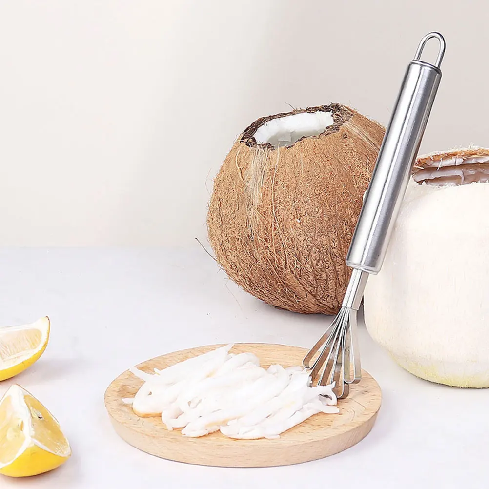 ที่ขูดเนื้อมะพร้าว สแตนเลส 4 ชิ้น ที่ขูดเกล็ดปลา อุปกรณ์ครัวอเนกประสงค์ ที่ขูดแบบมือถือ ที่ขูดมะพร้าวแบบแขวน