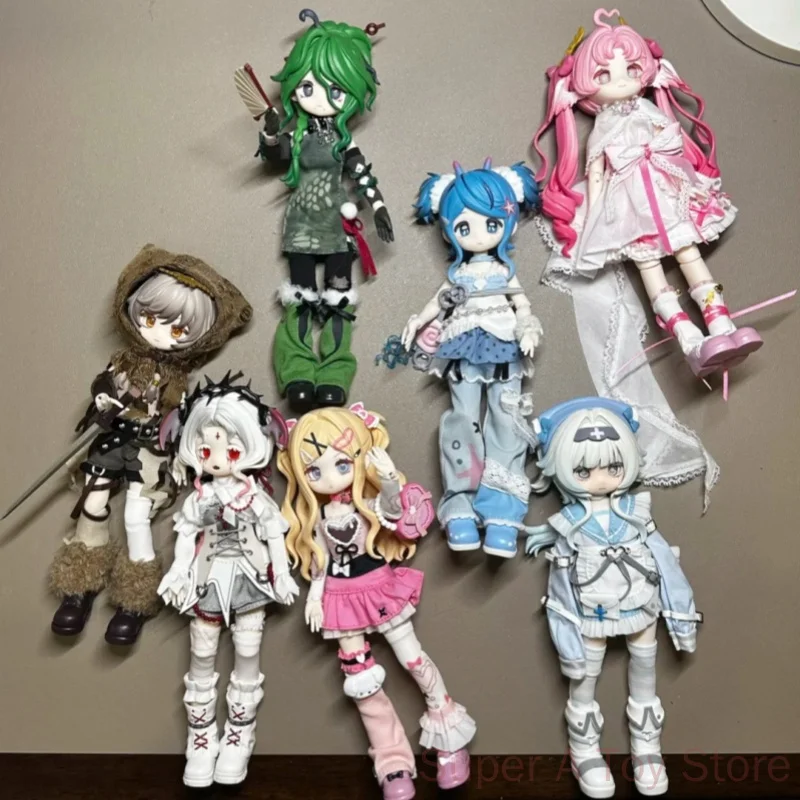 Authentique 1/12 BJD Blind Box Advocate Freedom Mignonne 100% Série V2 Figurine d'action articulée Décoration de bureau Figurine de collection En stock