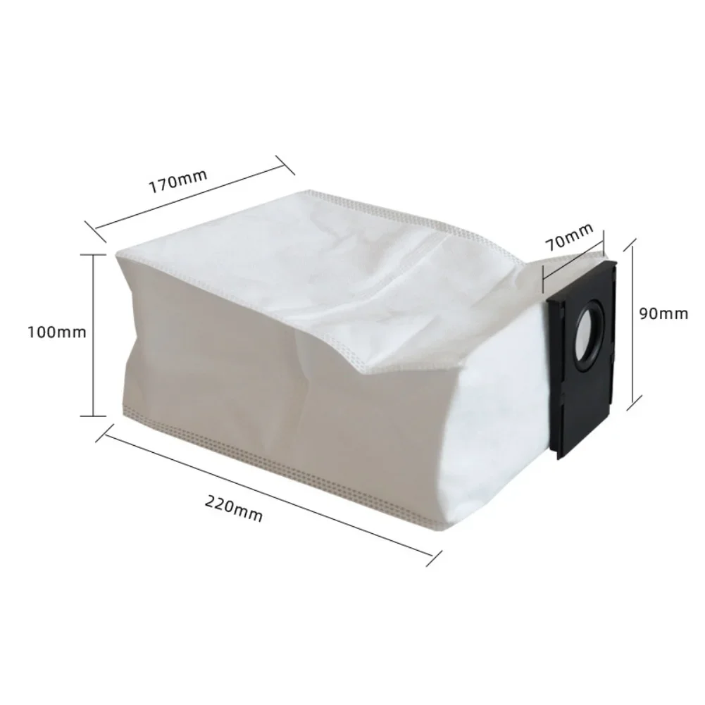 Robot Vacuum Self-emptying Filter Base Station Dust Bag 99.97 Filtration Efficiency Easy Installation And Replacement