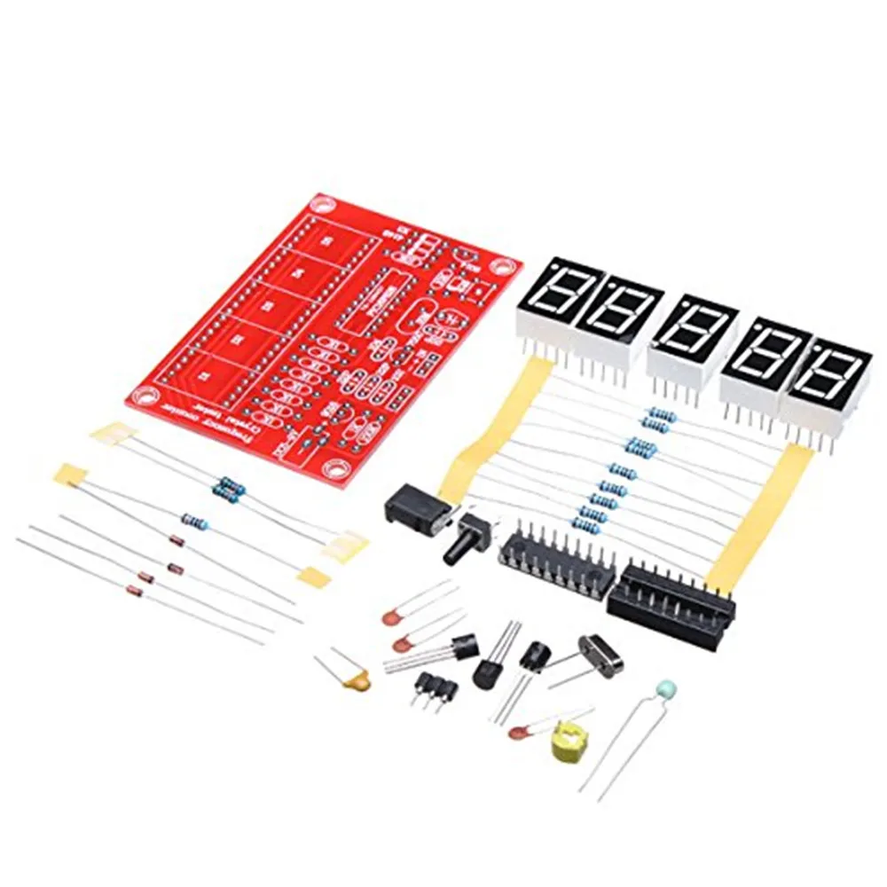 DIY cyfrowy licznik częstotliwości LED 1 Hz-50 MHz USB 5 V oscylator kwarcowy miernik zestaw testowy