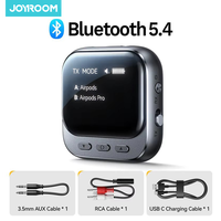 Joyroom 2-IN-1 Bluetooth 5.4 Transmitter Receiver 400mAh AUX Car Adapter With LED Display for Car Music/Hands-Free Calls