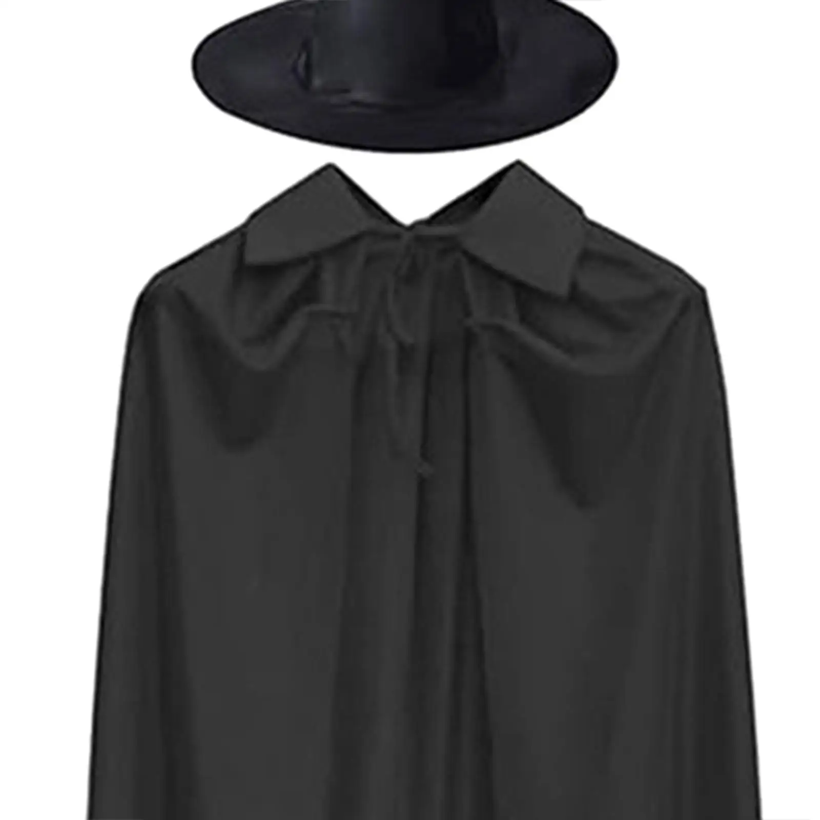 2x قبعة معالج مدببة مريحة في الارتداء ملحق ناعم وسلس زي تنكري فاخر للهالوين عباءة كيب