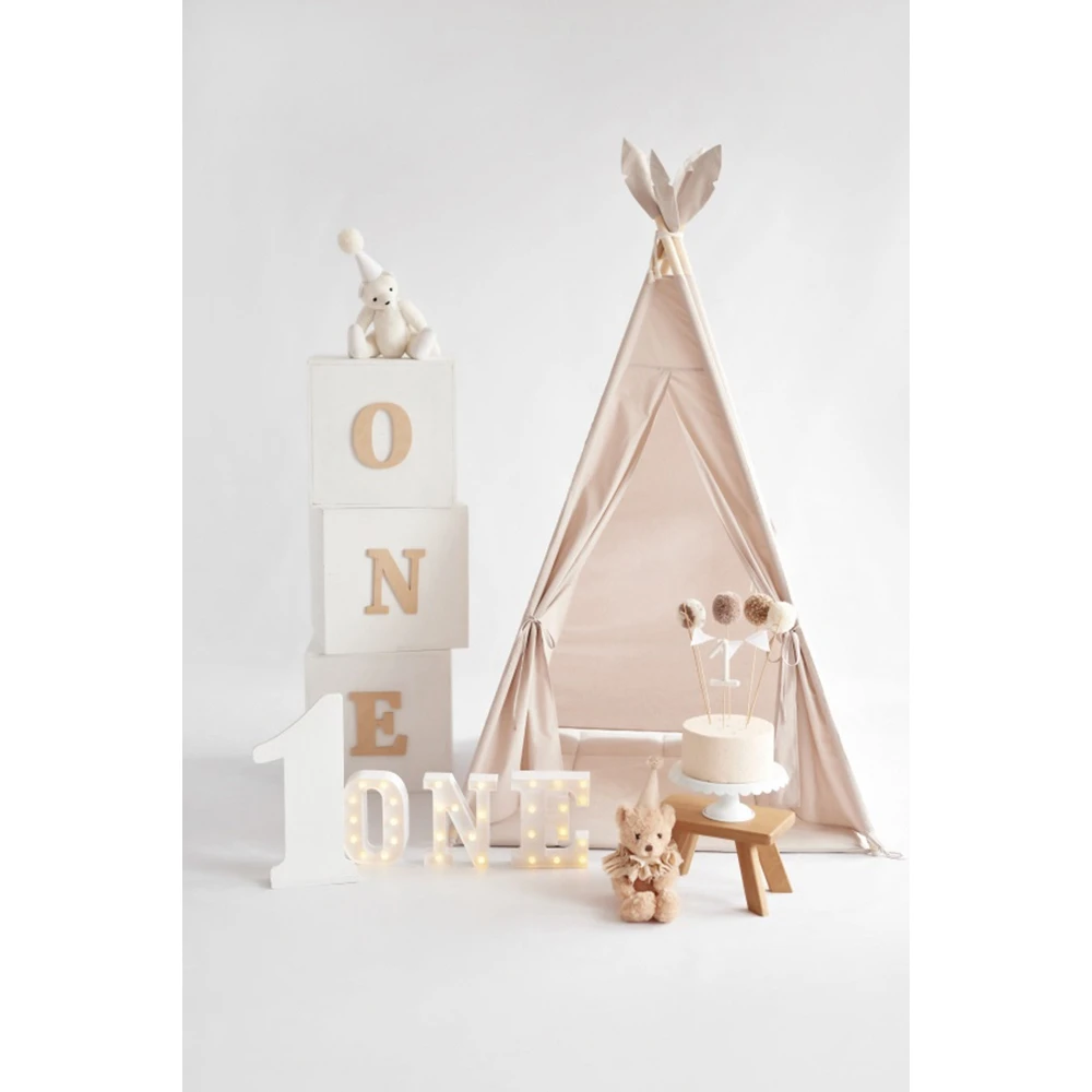 خلفية تصوير لعيد الميلاد الأول للأطفال، بالونات ملونة للأولاد والبنات، حفلة عيد الميلاد الأولى، كعكة استحمام الطفل، خلفية صورة سحق