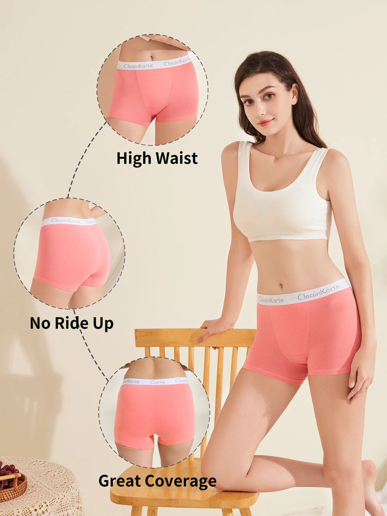 Taglie forti S-5XL Boxer unisex Intimo Donna Coppia Pantaloncini sportivi Cotone Yoga Mutandine per mutande femminili Slip da donna Boyshort