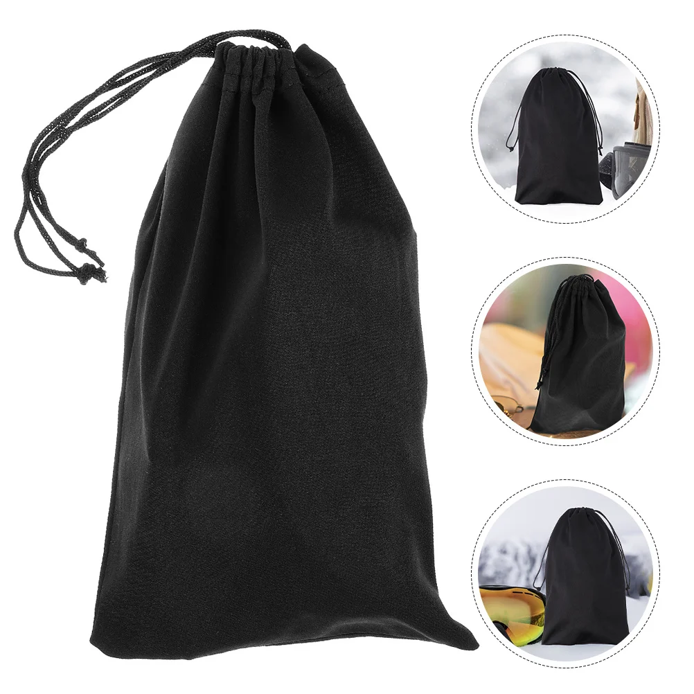 12 stks Sneeuwzak Microfiber Draagbare Zonnebril Pouch Outdoor Reizen Brillen Opslag Trekkoord Brillen Tas Houder