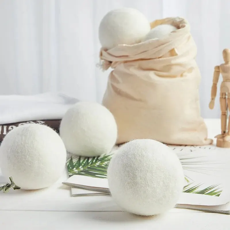 3/4/5cm Fleece Dry Kit Ball Reusable Wool Dryer Balls Softener Laundry Washing Machine Accessories Home Washing