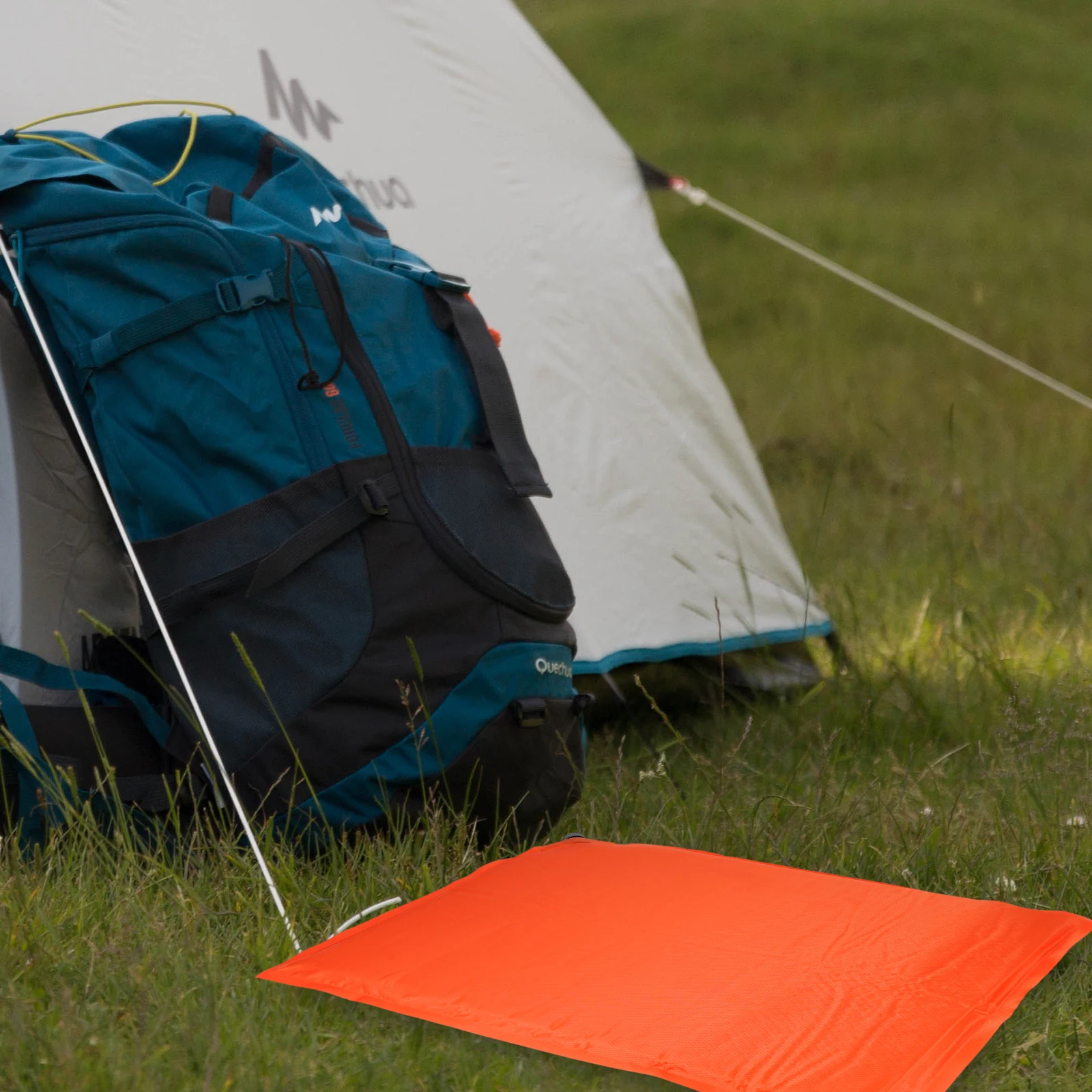 

Automatic Inflatable Cushion Camping Pad PE Cotton Orange Outdoor Travel Sit Mat Hiking Stadium Seat Cushion Portable