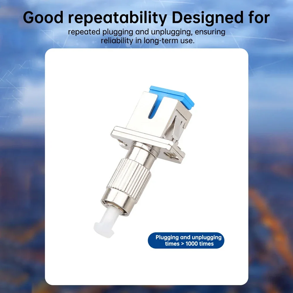 ZoeRax FC «папа» на SC «мама» UPC оптоволоконный фланцевый разъем одномодовый адаптер для красного светового пера измеритель оптической мощности косичка FTTH