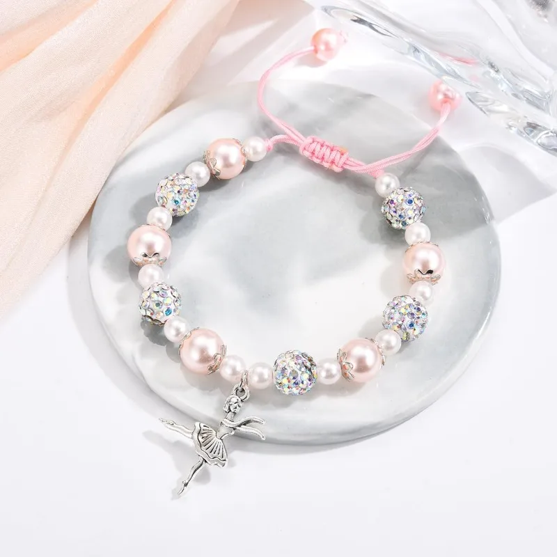 هدايا راقصة الرقص للفتيات، سوار راقصة الباليه راقصة الباليه مجوهرات لابنة حفيدة ابنة الأصدقاء فريق الرقص #2