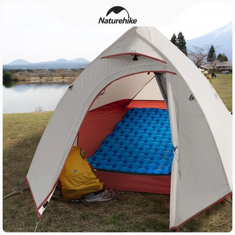 Naturehike Inflatable Mattress Air Cushion Portable Sleeping Mat Damp Proof Waterproof Pad Hiking Camping Ultra-Light Travel Mat