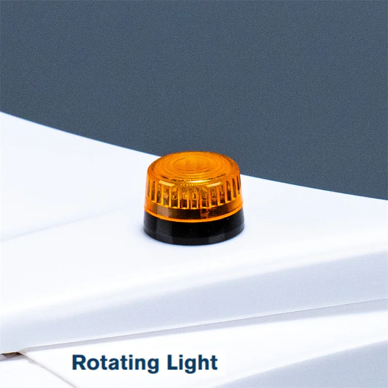 1:14 스케일 1 쌍 LED 노란색 회전 조명 스포트라이트 Tamiya RC 트럭 SCANIA 770S 6x4 56368 56371 56379 자동차