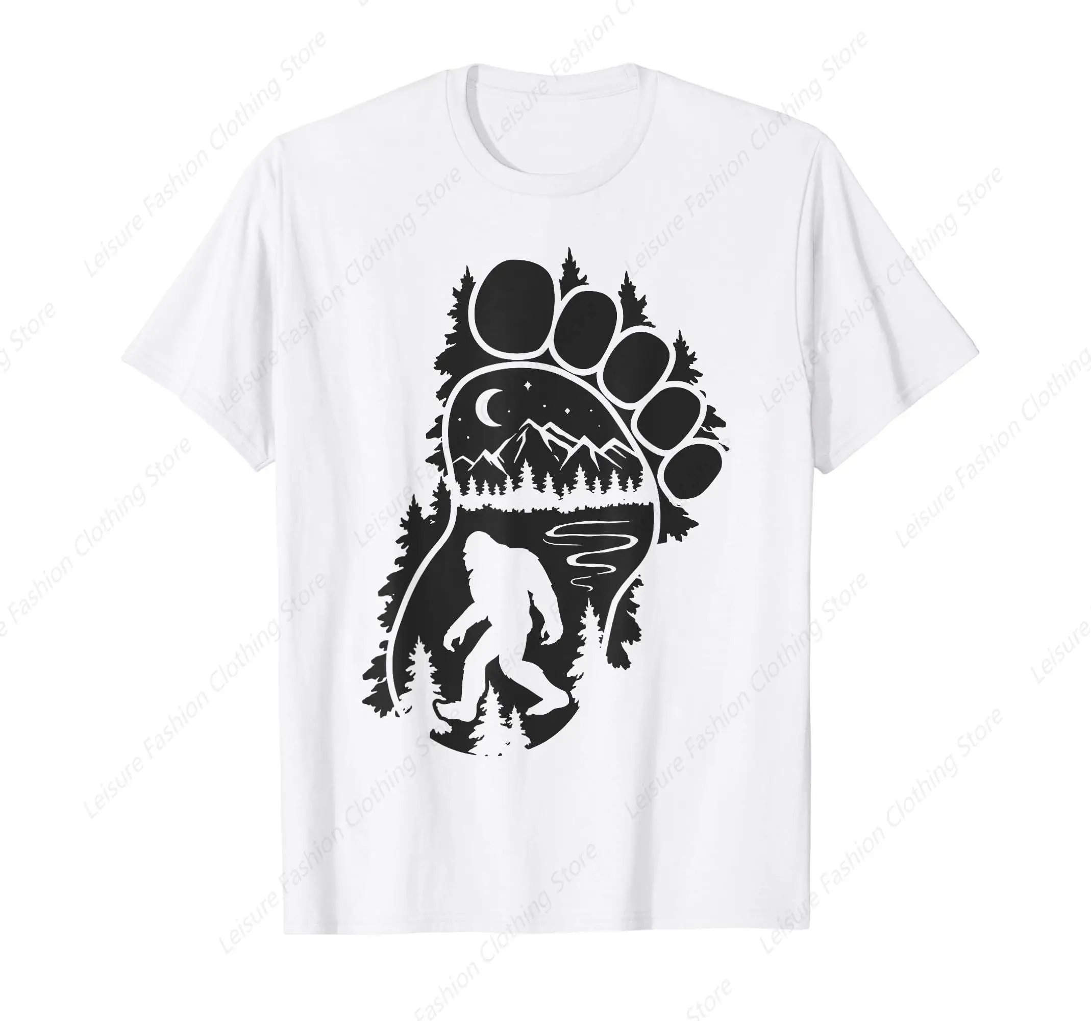 

Футболка Bigfoot Sasquatch Walk In The Night Moon Forest